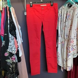 Red Skinny Jeans